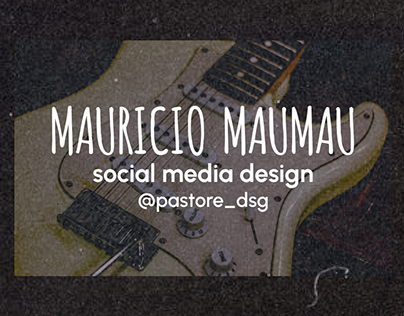 Project thumbnail - MAURICIO MAUMAU | SOCIAL MEDIA DESIGN - ANTES E DEPOISS