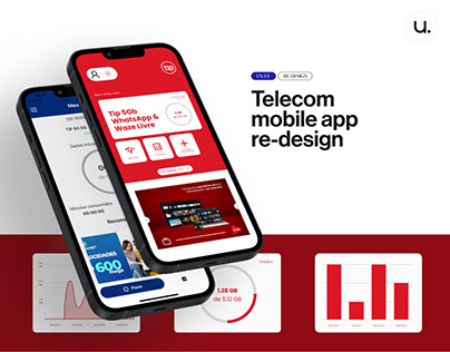 Telecom mobile app re-design