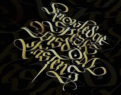Calligraphy Letter