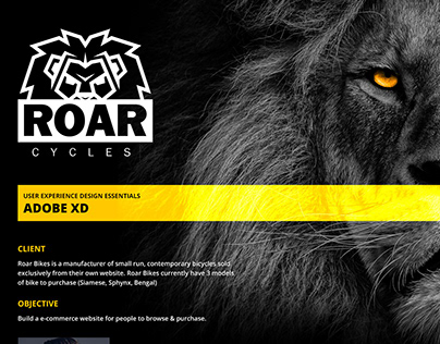 Roar Cycles Website
