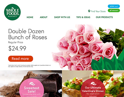 Website Redesign: Whole Foods Market