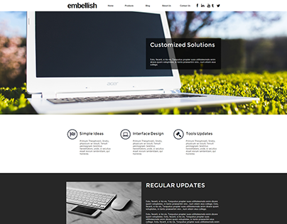 Embellish Multipurpose Website Concept