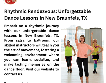 Rhythmic Rendezvous Unforgettable Dance Lessons