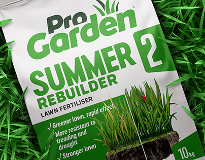 ProGarden Lawn Fertilizers Logo & Packaging Design