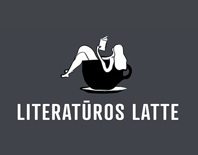 LITERATŪROS LATTE | Logo design