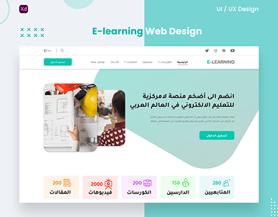 Project thumbnail - E Learning Platform Education