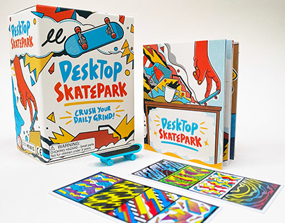 Desktop Skate Park Booklet & Packaging