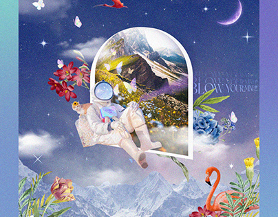 Collage Art - Astronaut