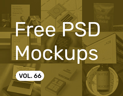 Free PSD Mockups vol. 66