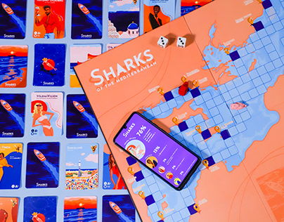 Sharks of the Mediterranean Board Game