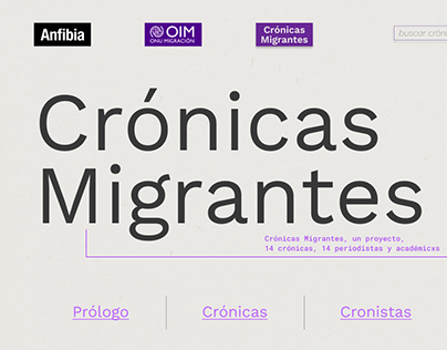 Web Crónicas Migrantes Cosgaya 2021