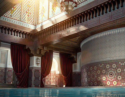 Moroccan interior - Indoor Pool