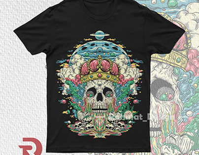 Project thumbnail - T-Shirt Design - Skulls & Crowns