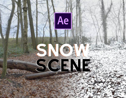Realistic Snow Scene After Effect