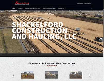 Shackelford Construction Website