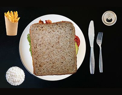 Sandwich Project Photoshop