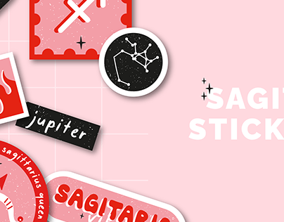 Sagittarius sticker pack