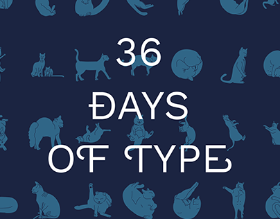 36 Days of Type - cat version