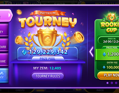 Slot tournament UI design