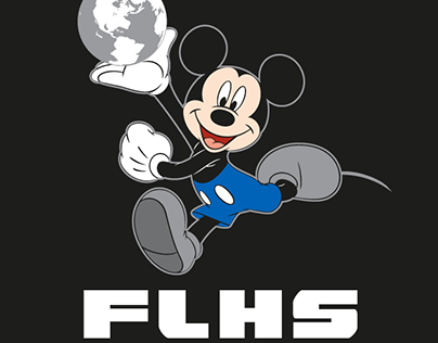 Ludlow Cheerleading Disney Mickey T-shirt Design