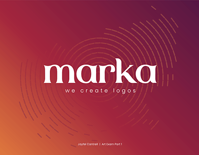 Marka brand identity sampler
