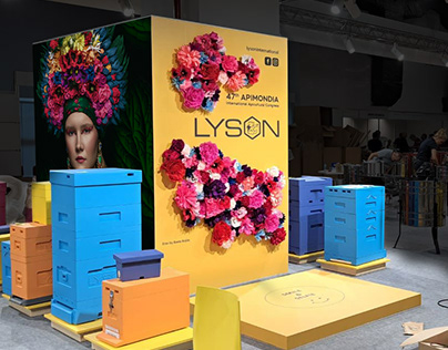 Stand exhibition for Lyson beekeeping