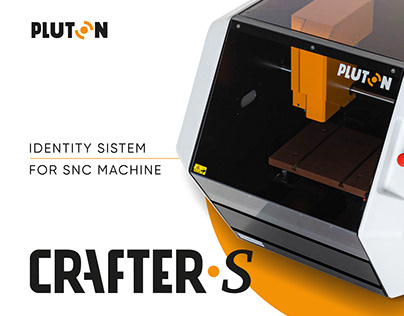 Pluton Crafter-S CNC machine visual identity
