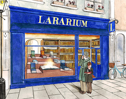 Bookshop / Shopfront Illustration