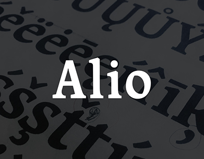 Alio Typeface