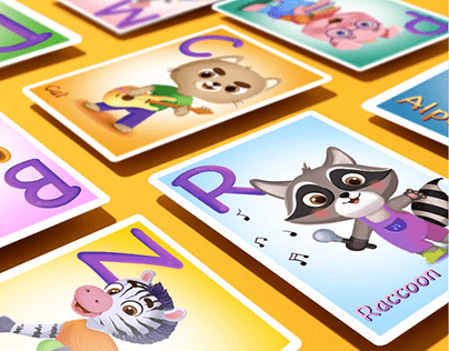 Children's board card game