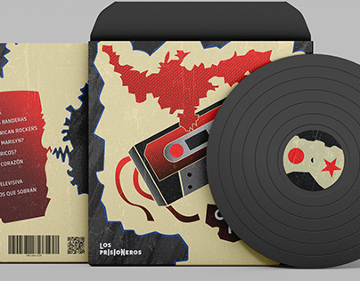 Album cover redesign of Los Prisioneros