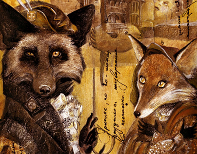  Illustrations for the novel "Ulysses Fox"