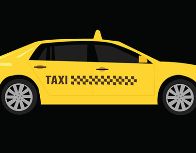 Taxi vector illustration