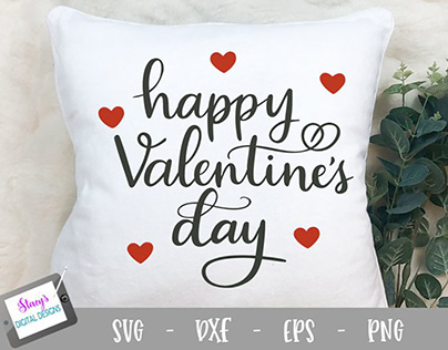 FREE Happy Valentine's Day SVG Cut File