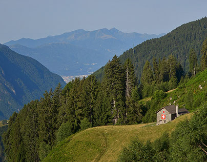 Switzerland. Graubünden and Ticino