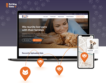 Web service that unites lost pets with their owners