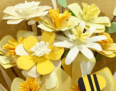 Mini Yellow Flowers | Paper Crafts