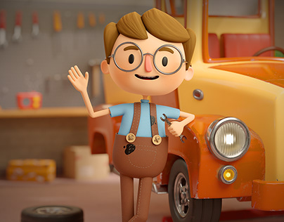 Milo The Mechanic - Animated film for kids