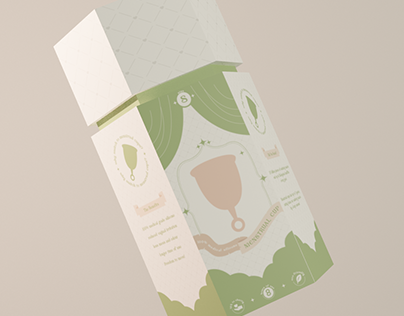 Menstrual Cup "Bunga" Packaging Design