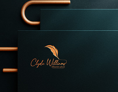 Clyde Williams Book Writer logo project