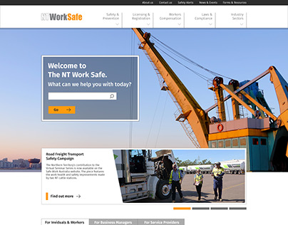 NTWorkSafe website