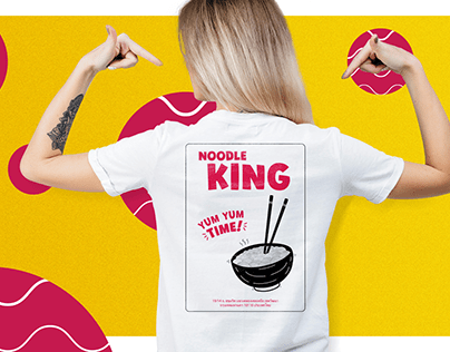 Noodle king from Bangkok - Shirt design