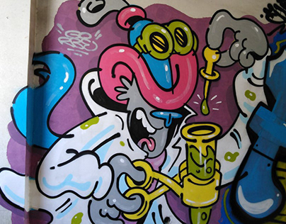Gorbe in Dexter's Laboratory - Graffiti