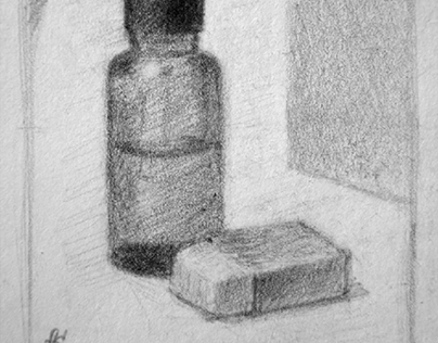 Still life by graphit pencil