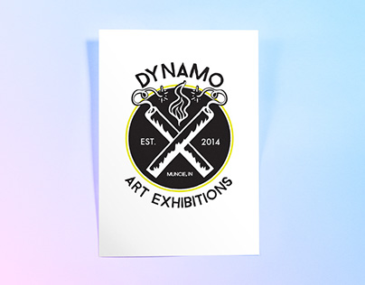 DYNAMO: Art Exhibitions. Logo Design and ODDITY Ad