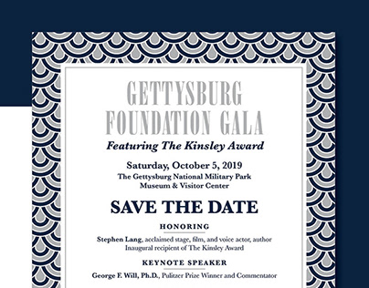 Gettysburg Foundation Gala Event Collateral