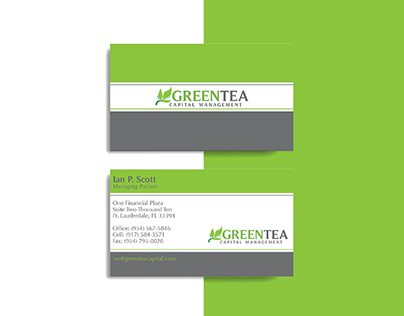 GreenTea Capital Management Identity