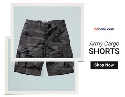 Army Cargo Shorts for Men