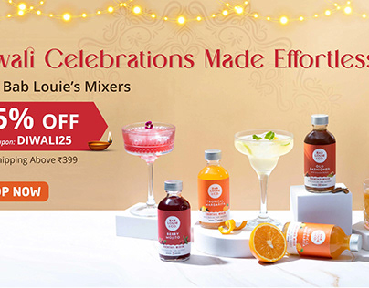 Diwali Celebrations with Our Cocktail Mixers!