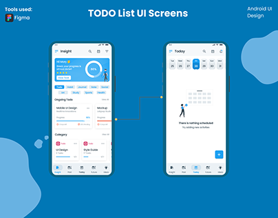 Android UI Screens
